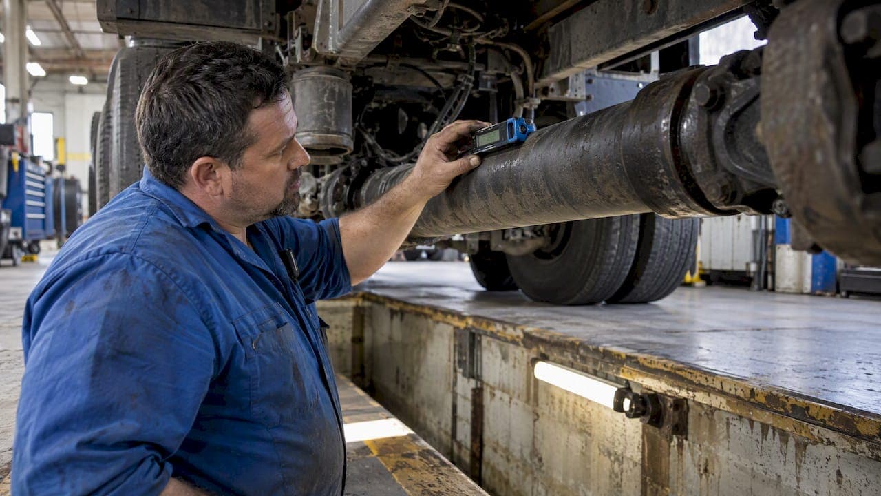 Driveline Angle Setup for Semi Trucks: Measure and Fix